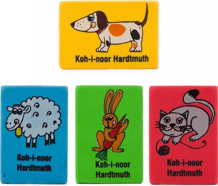 Actual product image Koh-i-Noor Plastic rubber animals 1 piece (mix)