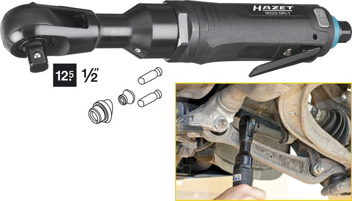 Produktbild HAZET Schlag-Ratschenschrauber 9022SR-1 ∙ Vierkant 12,5 mm (1/2 Zoll) ∙ Hochleistungs-Stift-Schlagw… (1/2")