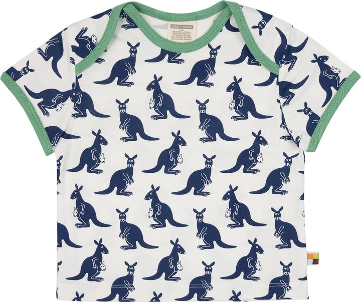 Actual product image loud + proud T-shirt printing kangaroo ultramarine (80)