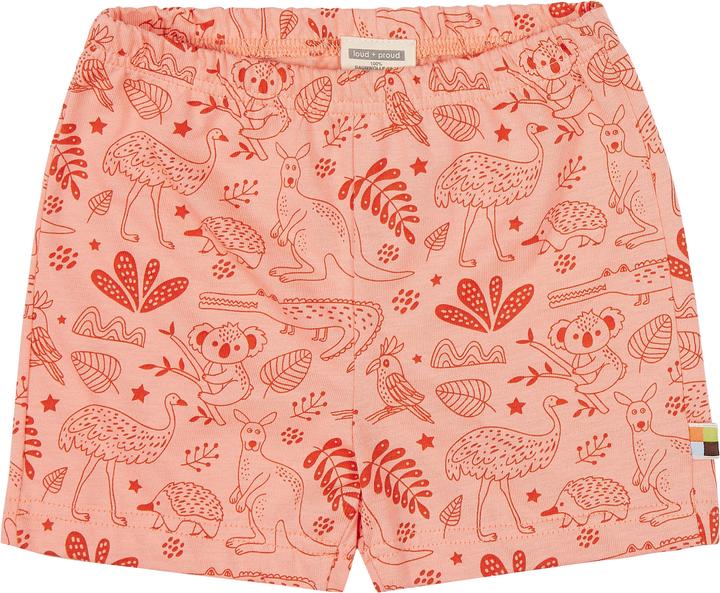 Produktbild loud + proud Kinder Short Druck Peach (80)