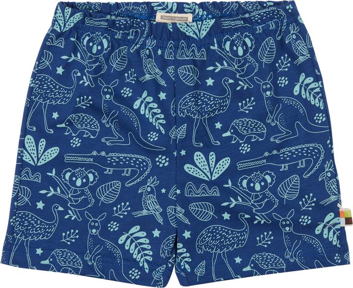loud + proud Short enfant imprimé Ultramarin (80)