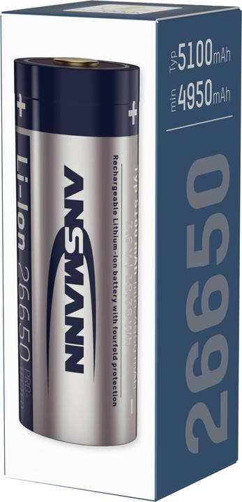 Actual product image Ansmann Type-C Rechargeable (1 pcs., 26650, 5100 mAh)