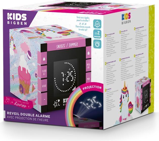Actual product image Bigben Kids Alarm Clock R70 Unicorn 3 (w. projector)