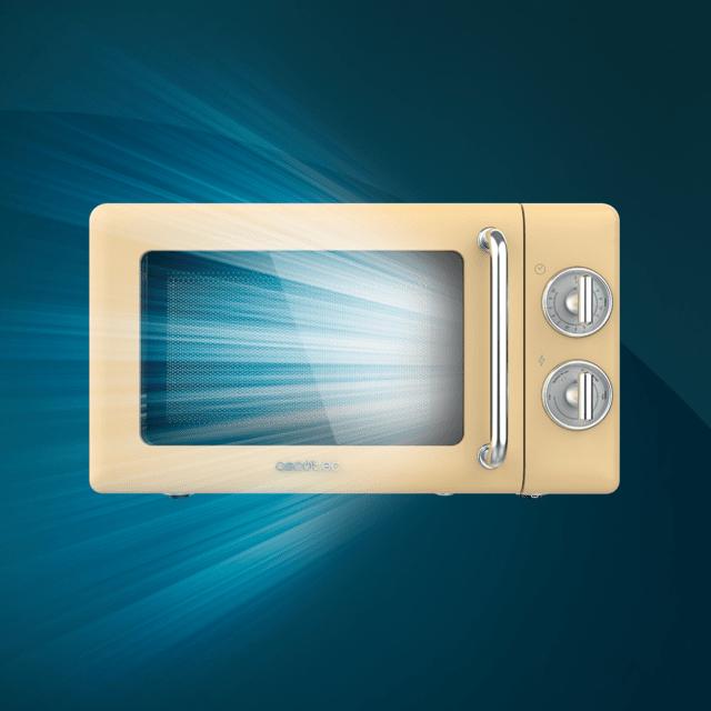 Produktbild Cecotec Microondas Proclean 3010 Retro Yellow (EU-Stecker, 20 l)