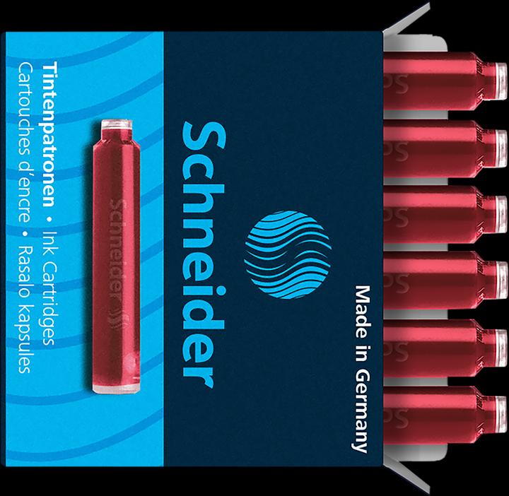 Produktbild Schneider Tintenpatrone 6ST rot (Tintenfass, Rot)