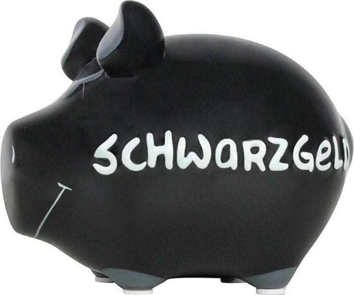Immagine prodotto KCG Piggy Bank - Black Money (12,5 x 9,5 x 10 cm)