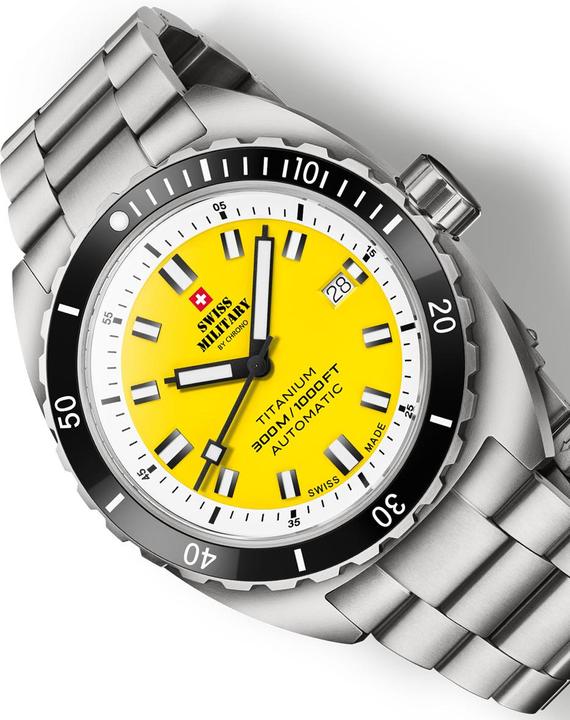 Image du produit Swiss Military SMA34100.05 Diver Titanium automatique 42mm 30ATM (Montre de plongée, 42 mm)