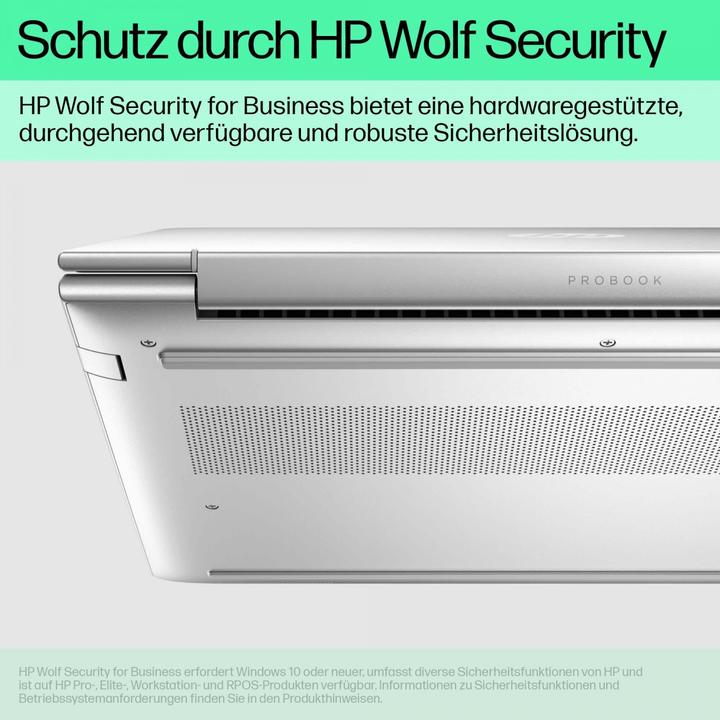 Image du produit HP ProBook 440 G11, Intel Core Ultra 7, 35,6 cm (14"), 1920 x 1200 pixels, 16 Go, 512 Go, Windo (14", 16 Go, 512 Go, DE)