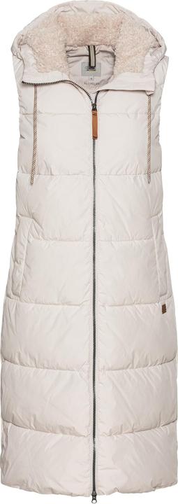Camel Active Lange Pufferweste mit Kapuze