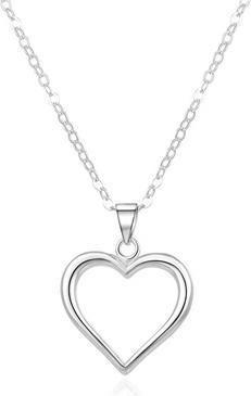 Beneto Romantic silver necklace AGS1013 / 47 (chain. pendant) (L)