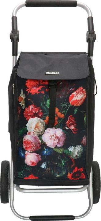 Beagles Alberische Lebensmittel Trolley Blume schwarz