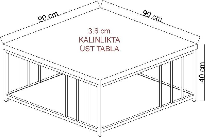 Produktbild Skye Decor Ellie (90 x 90 x 40 cm)