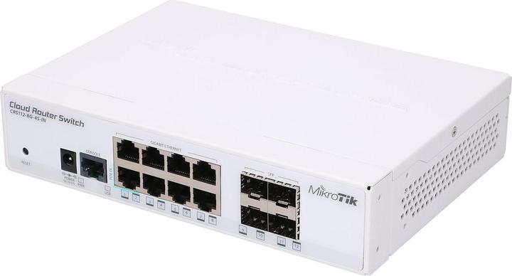 Image du produit MikroTik Switch CRS112-8G-4S-IN 12 Port (12 Ports)