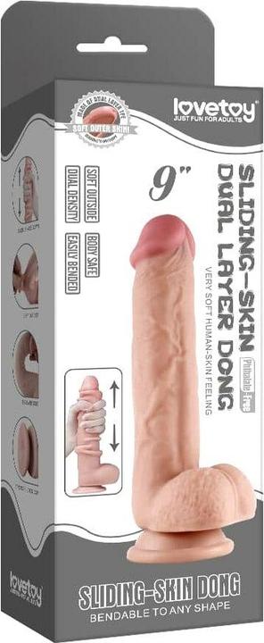 Image du produit Lovetoy Gode à peau coulissante