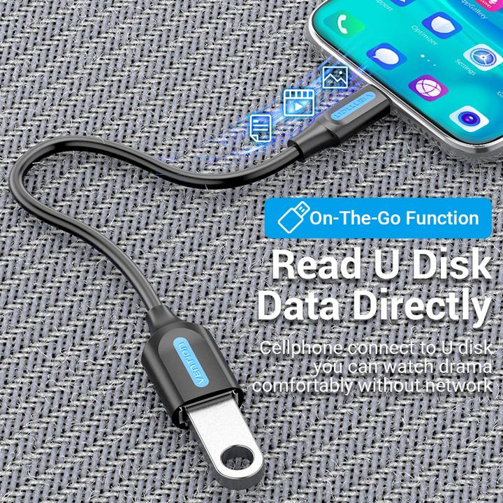 Produktbild Vention USB C — USB A (0.15 m, USB 3.1)