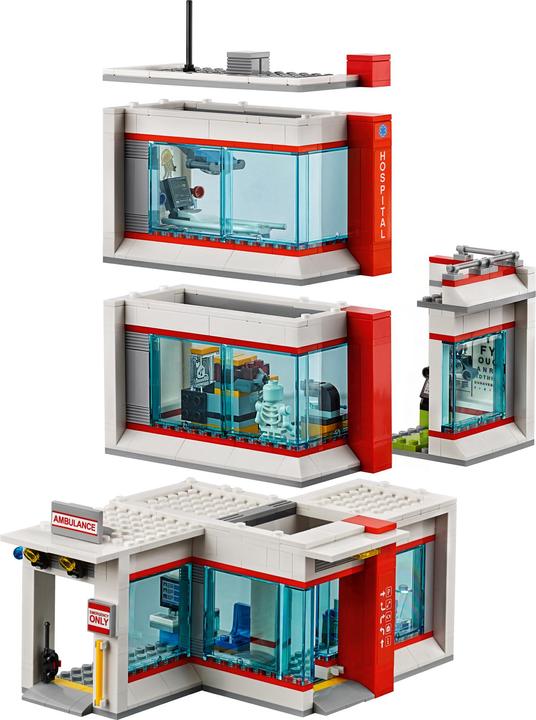 Actual product image LEGO Hospital (60204, LEGO City)