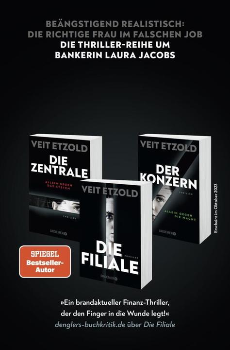 Actual product image Die Zentrale (German, Veit Etzold, 2023)