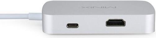 Actual product image Minix Neo-C Silver (USB-C, 3 ports)