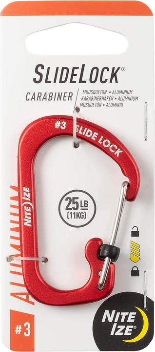 Actual product image Nite Ize SlideLock® Carabiner Aluminium #3