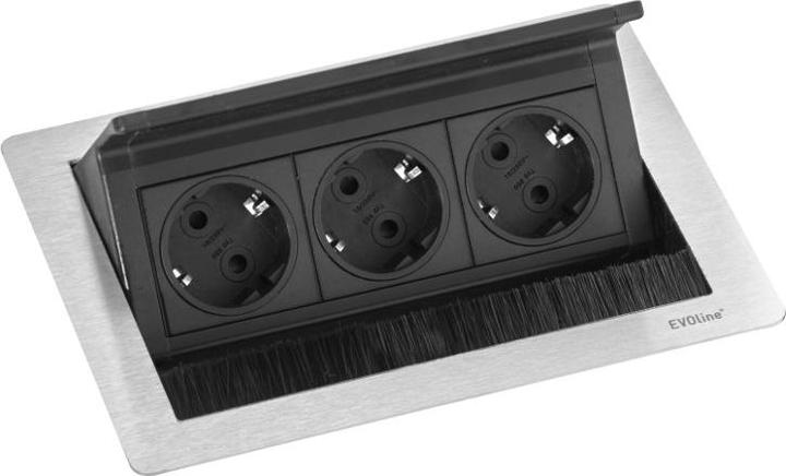 Image du produit Evoline FlipTop Push (3 x, CEE 7/3, 3 m)