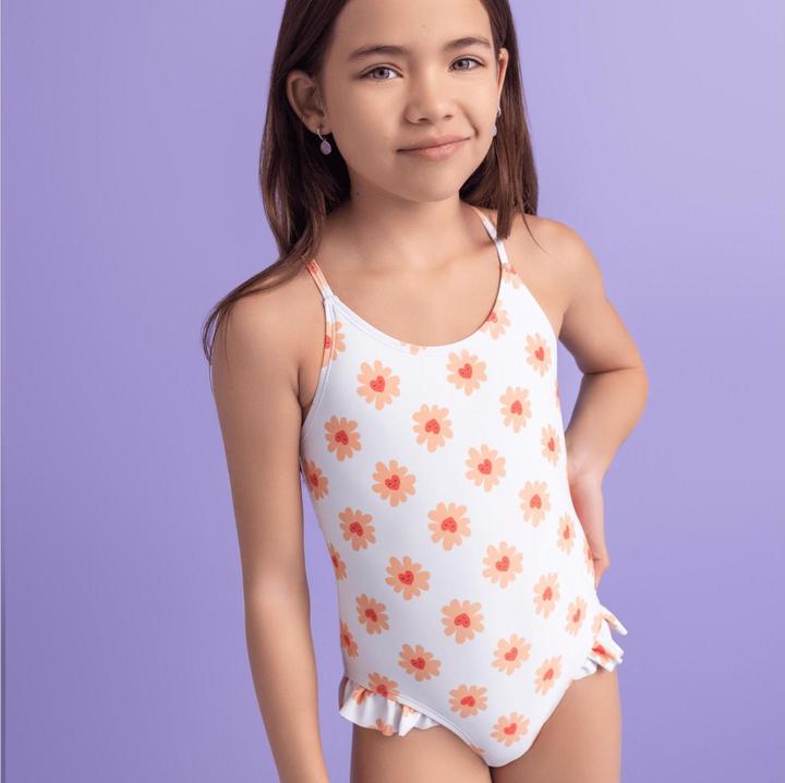 Immagine prodotto Swim Essentials Costume da bagno per bambina 86/92 Cuori di fiori (86)