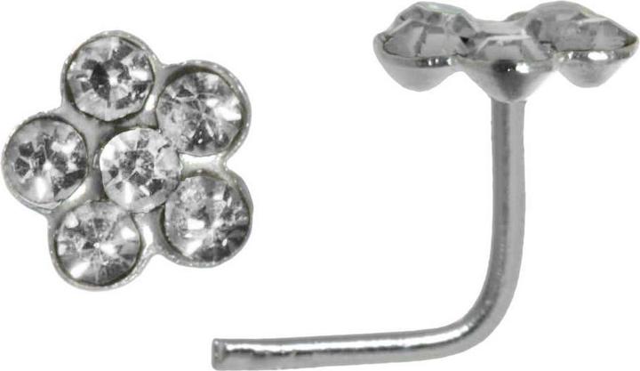 Actual product image Bijouteria Nose piercing (Crystal, Silver 925)