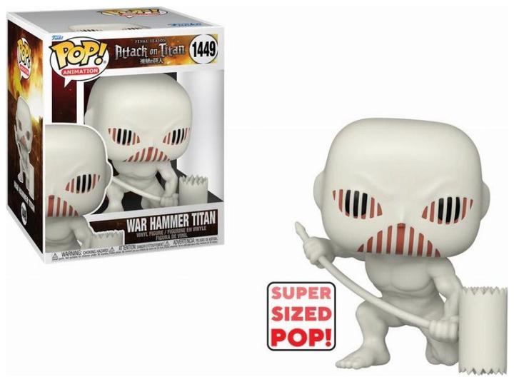 Actual product image Funko Attack on Titan Figurine Oversized POP! Vinyl War Hammer Titan 15 cm