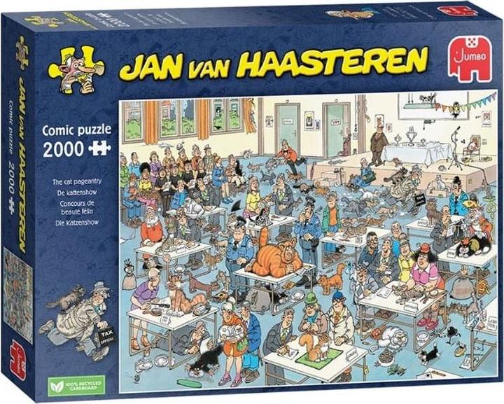 Immagine prodotto Jumbo Jan van Haasteren, Kattenshow -palapeli, 2000 palaa (2000 pezzi)
