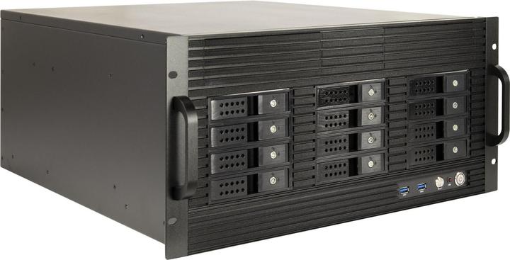 Image du produit Intertech INTER-TECH IPC 5U-5512 Boîtier de stockage 48,26cm 19 pouces pour solutions réseau professionnelles (5 HE, Rack 19 pouces)