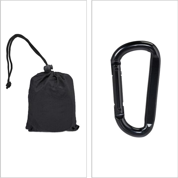 Image du produit Relaxdays Sangles de hamac, Noir