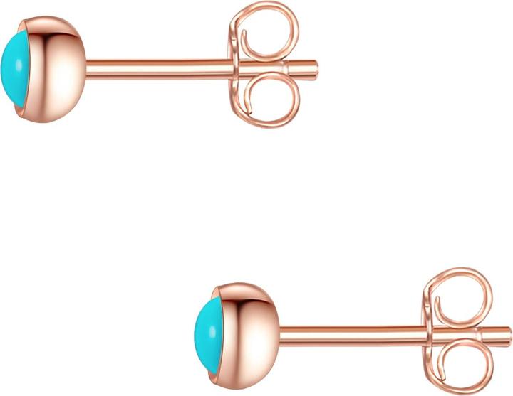 Image du produit Glanzstücke München Femmes argent sterling turquoise (rec.) or rose - 28437 (Argent Sterling)
