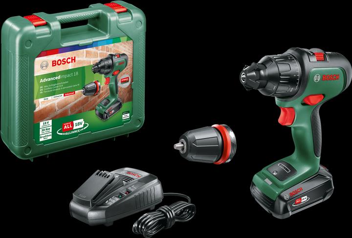 Productafbeelding Bosch Home & Garden Advanced Impact 18 (Oplaadbare batterij)