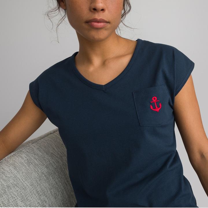 Immagine prodotto La Redoute Collections Pigiama corto in jersey di cotone (42)
