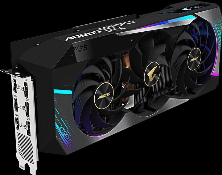 Actual product image Gigabyte AORUS GeForce RTX 3080 XTREME 10G LHR (10 GB)
