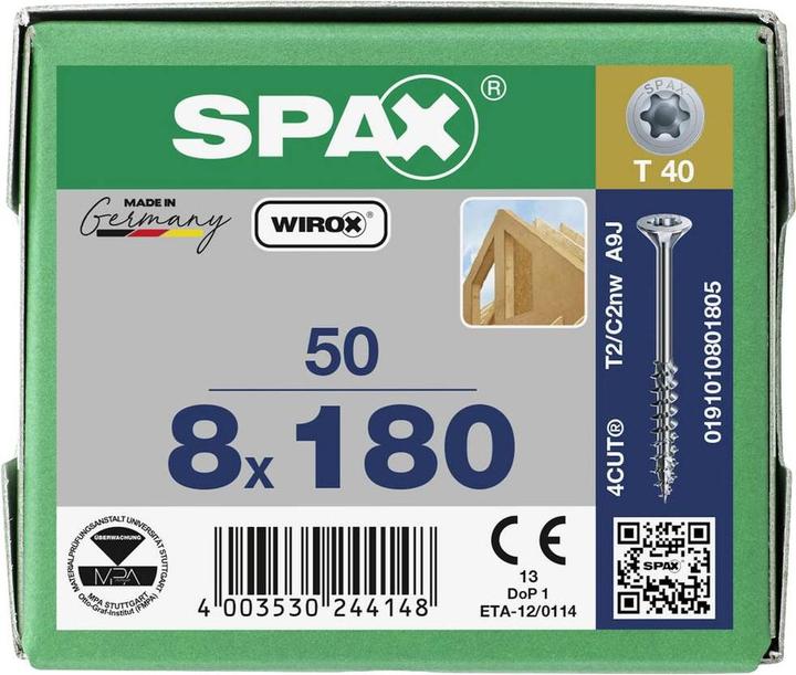 Actual product image Spax Wood construction screws (50 Screws per piece)