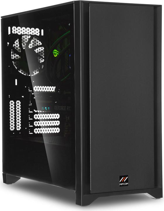 Actual product image Mifcom Savage RTX3080 Core i7 12th Advanced (Intel Core i7-12700K, 32 GB, 1500 GB, GeForce RTX 3080)