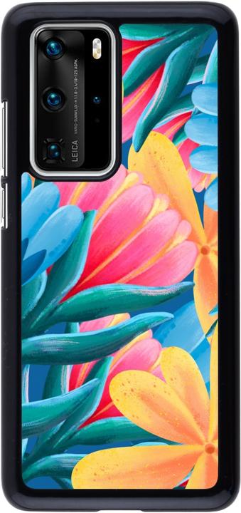 Actual product image PhoneLook Cover Spring 23 colourful flowers (Huawei P40 Pro)