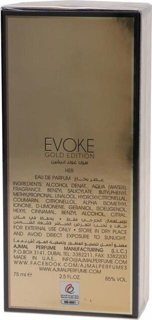 Produktbild Ajmal Evoke Gold (Eau de Parfum, 75 ml)