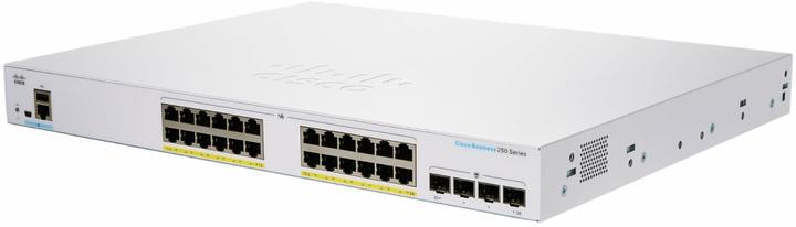 Produktbild Cisco PoE+ Switch CBS250-24FP-4G-EU 28 Port (28 Ports)