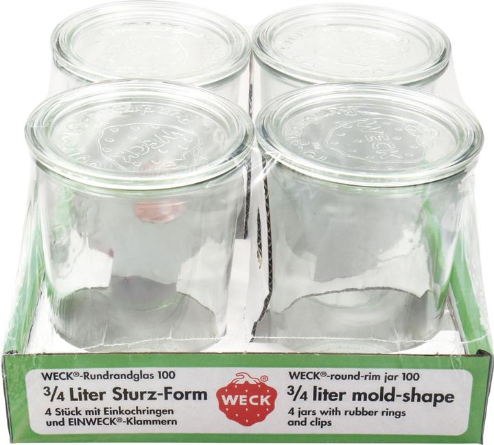 Image du produit Weck forme du linteau (4 pcs, 0.85 l)