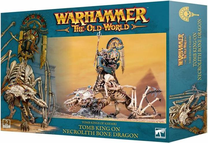 Actual product image Games Workshop Warhammer The Old World - TKoK King on Necrolith Bone Dragon (Plastic)