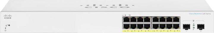 Image du produit Cisco PoE+ Switch CBS220-16P-2G 18 Port (18 Ports)