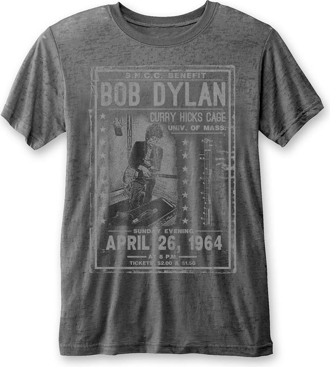 BOB Unisex Adult Curry Hicks Cage Burnout Cotton T-Shirt (S)