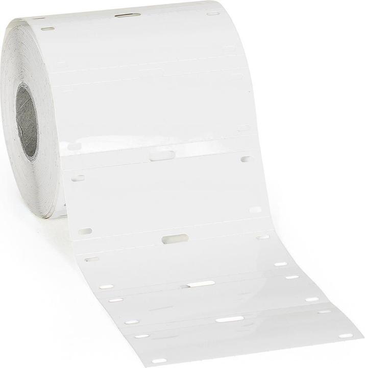 Image du produit Brady BPT-7525-7598-WT, polyester, blanc, brillant, 75.00 x 25.00 mm, non adhésif, pour BBP11 et B