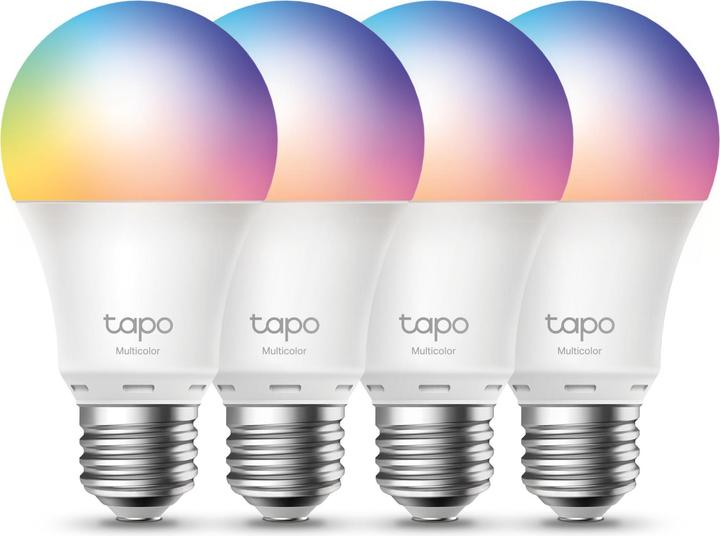 TP-Link Tapo L530E (4-pack) (E27, 8.70 W, 806 lm, 4 x, F)