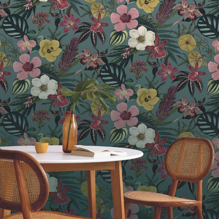 Actual product image Rasch Priya Floral Wallpaper