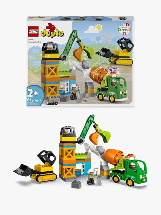 Produktbild LEGO Baustelle mit Baufahrzeugen (10990)