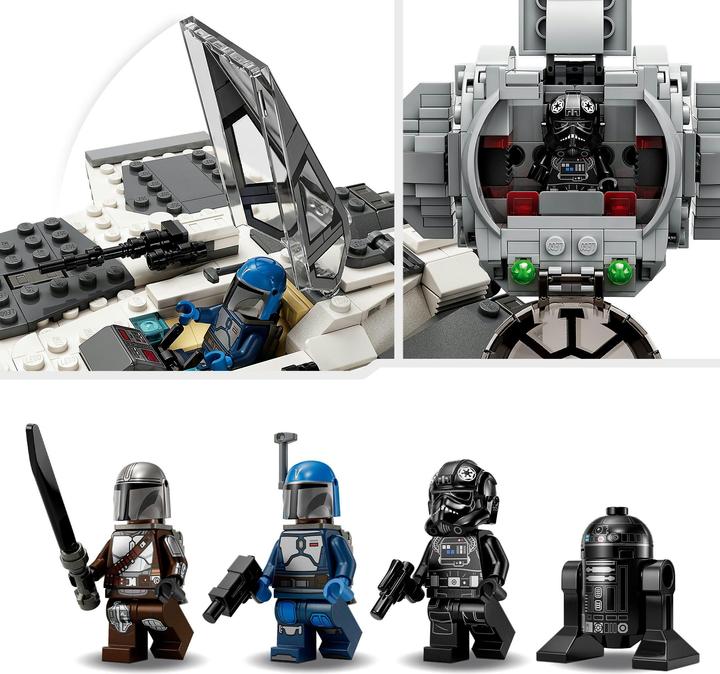 Produktbild LEGO Mandalorian Fang Fighter vs. Tie Interceptor (75348, LEGO Star Wars)