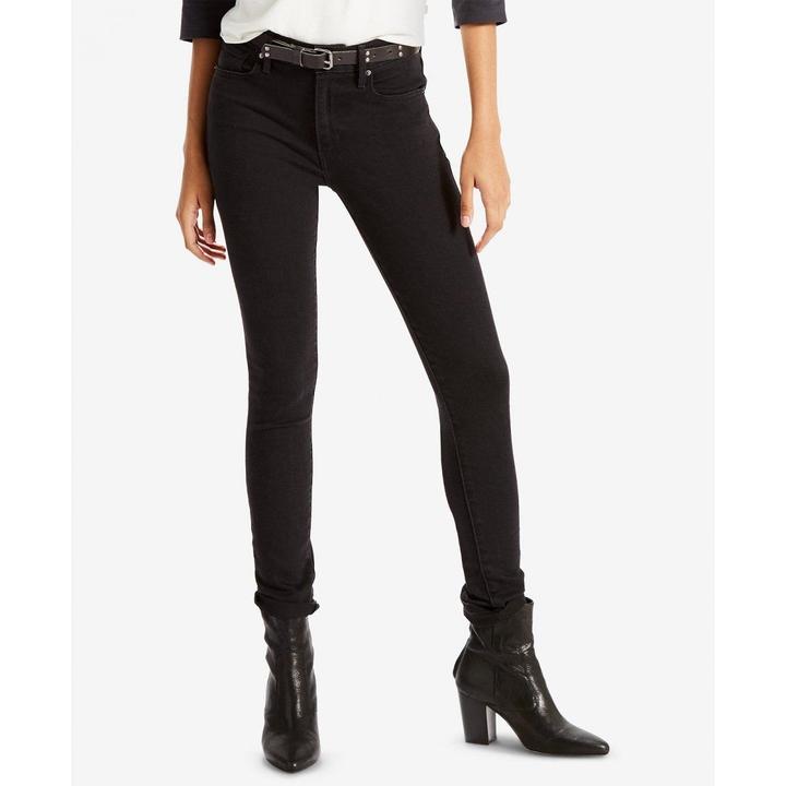 Actual product image Levis 721 Jeans High Rise Skinny soft black (W24/L30)