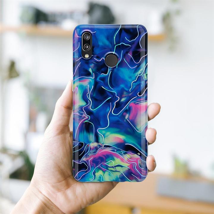 Image du produit Cadorabo Couverture IMD TPU Marbre coloré (Huawei P20 Lite)